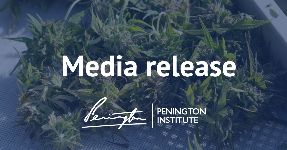 Media release text overlay on cannabis