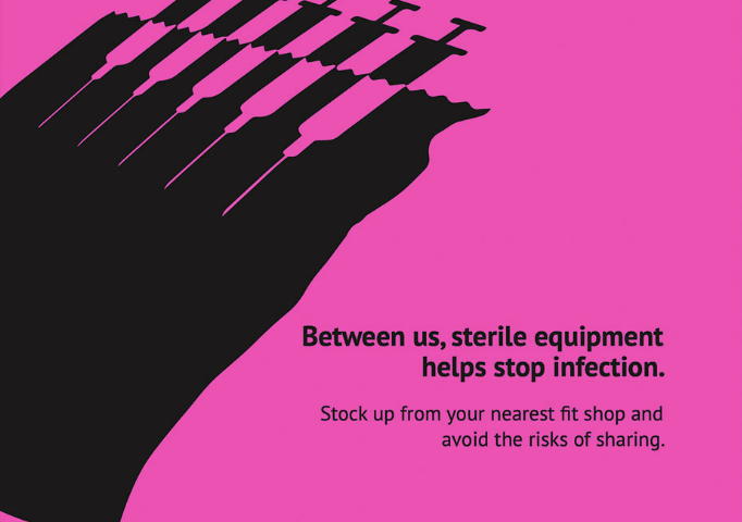 Between us, sterile equipment helps stop infection.