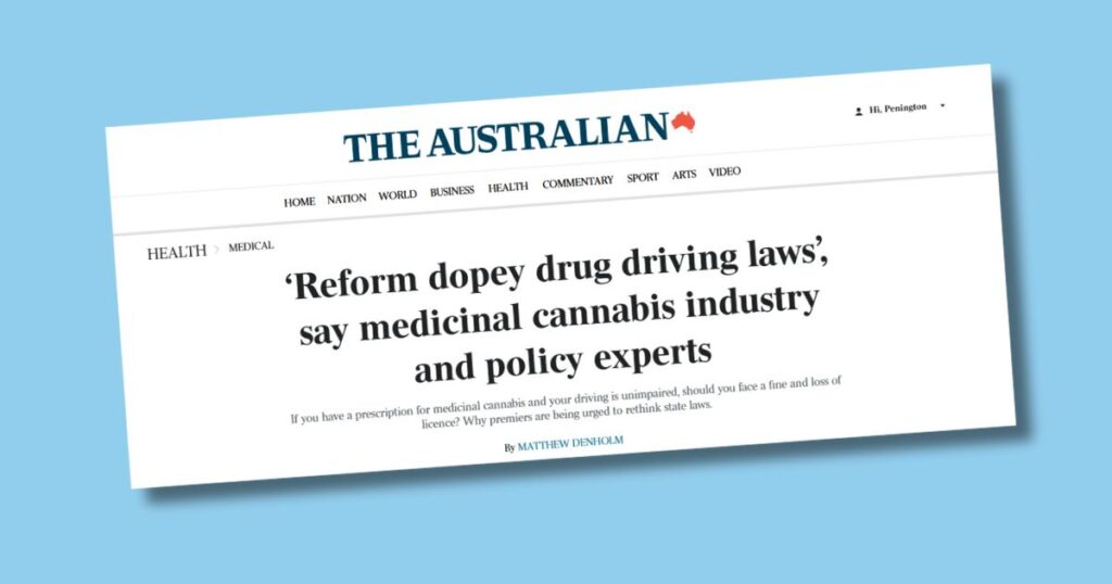The Australian article on medicinal cannabis driving law reform